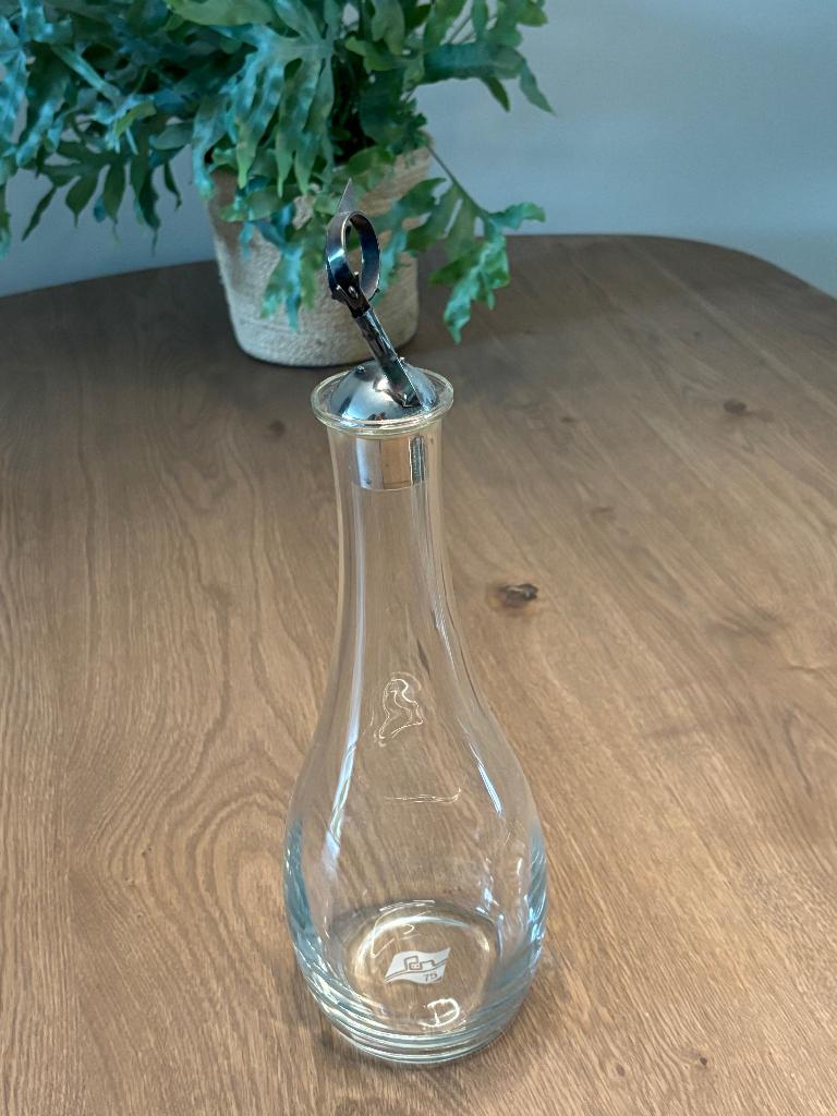 Karaf kristal 75 jarig bestaan PEN, Antiek en Kunst, Ophalen of Verzenden
