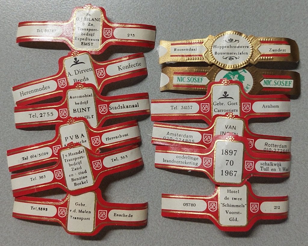 Sigarenbandjes, Ophalen of Verzenden, Sigarenbandjes