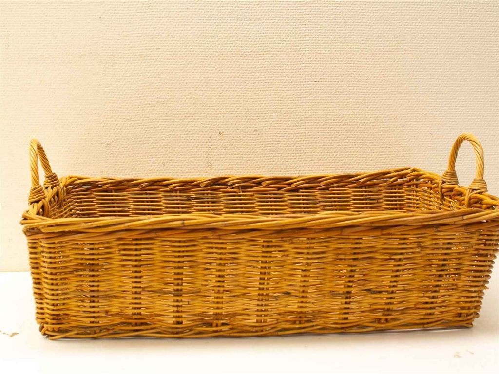 Rieten mand/broodmand 36660, Ophalen of Verzenden, Gebruikt, Rechthoekig, Riet