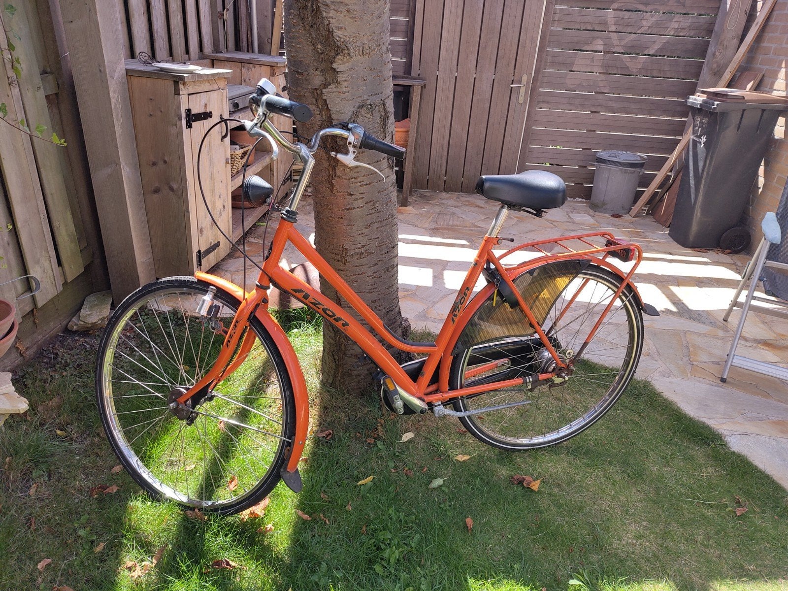 Azor damesfiets met 7 versnellingen, Gebruikt, Versnellingen, 56 cm of meer, Trommelrem