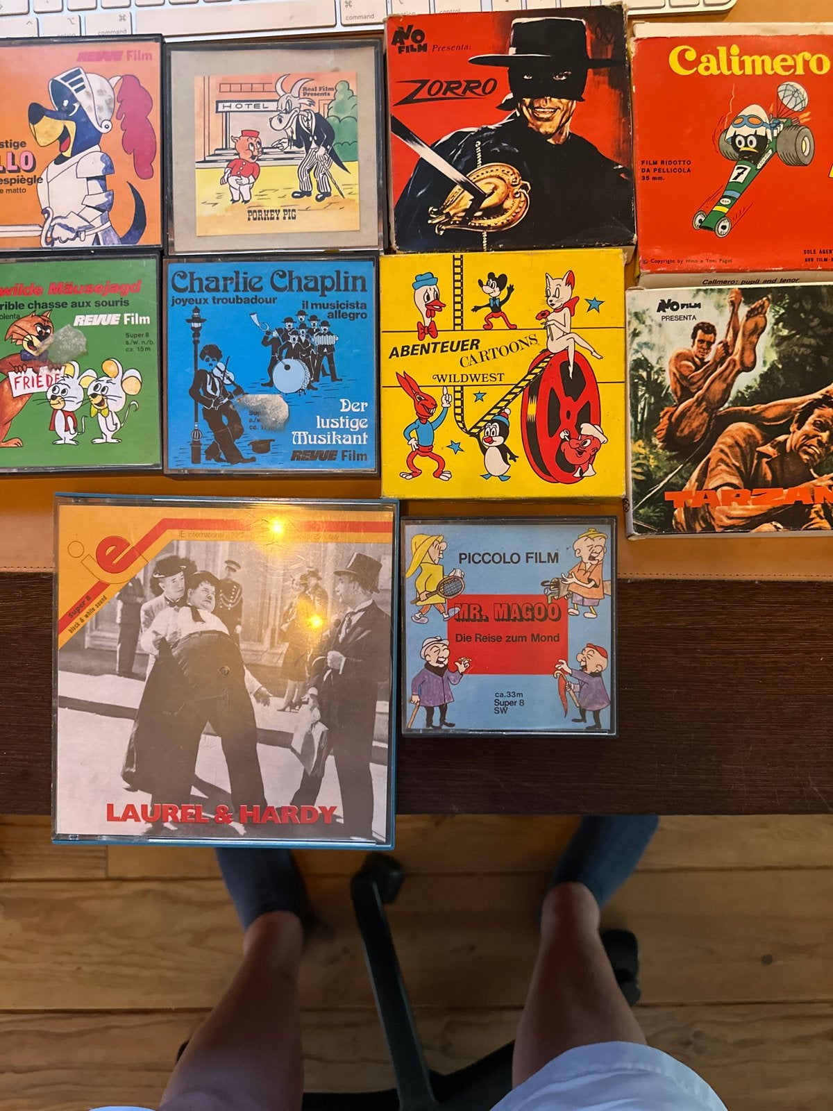 Vintage Super 8 en 16mm films: Thunder Birds, Laurel & Hardy, Ophalen of Verzenden, 8mm film