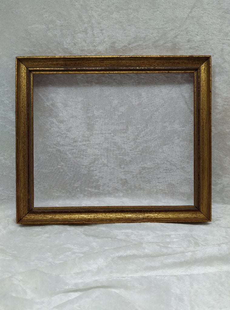 Schilderijlijst goudkleurig voor klein doek, 24 cm, Gebruikt, Schilderijlijst, 21 cm