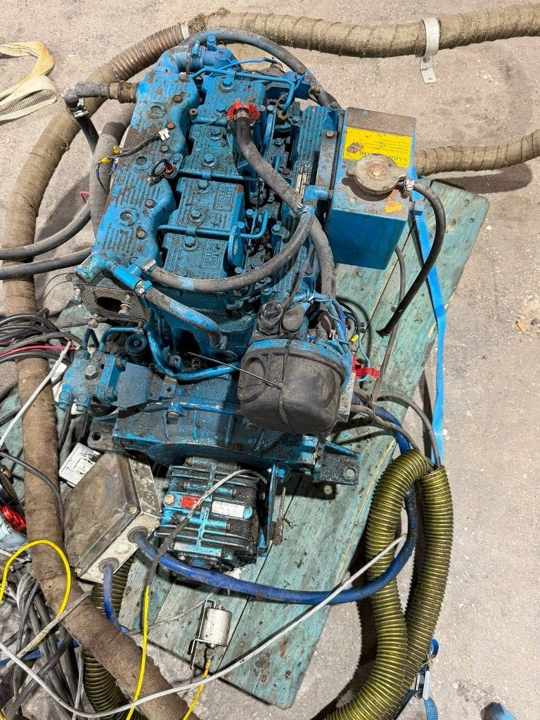 Lister Petter LPW4 4-cilinder scheepsdiesel, Ophalen, Gebruikt, Motor en Techniek