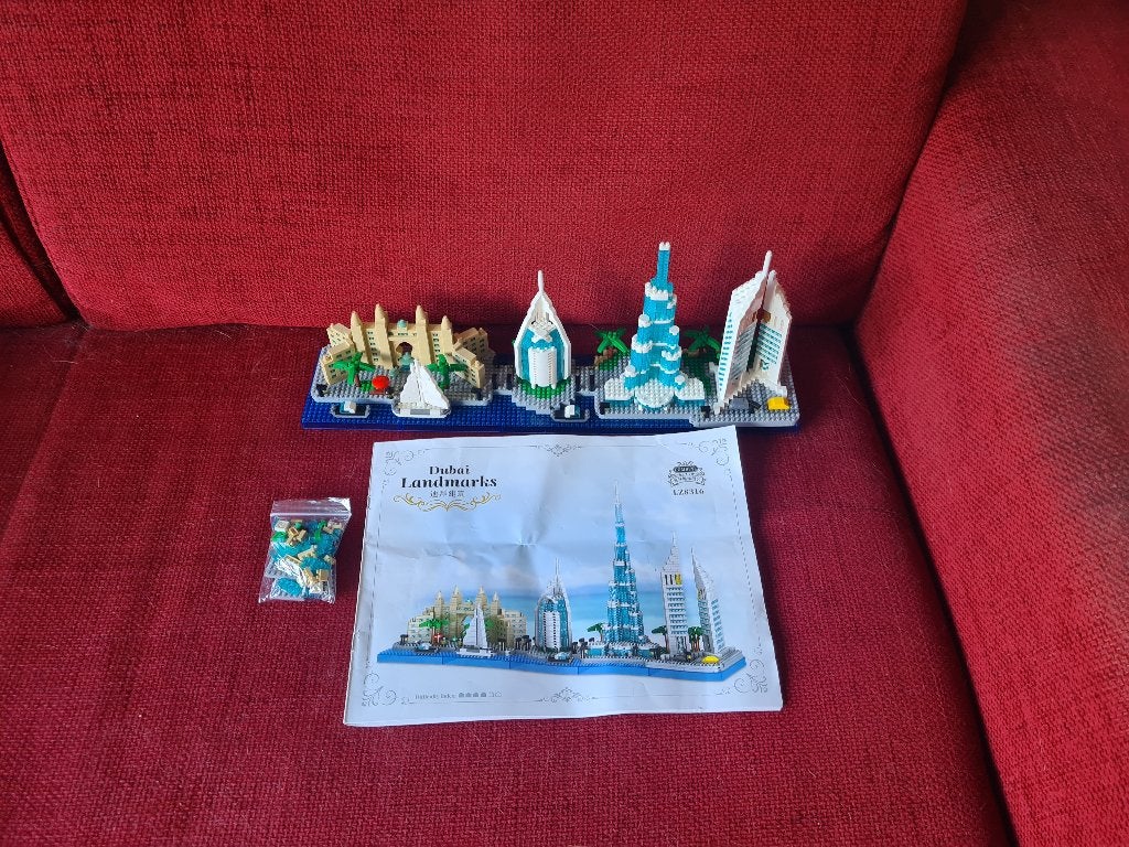 Mini bouwstenen dubai, Ophalen of Verzenden, Zo goed als nieuw