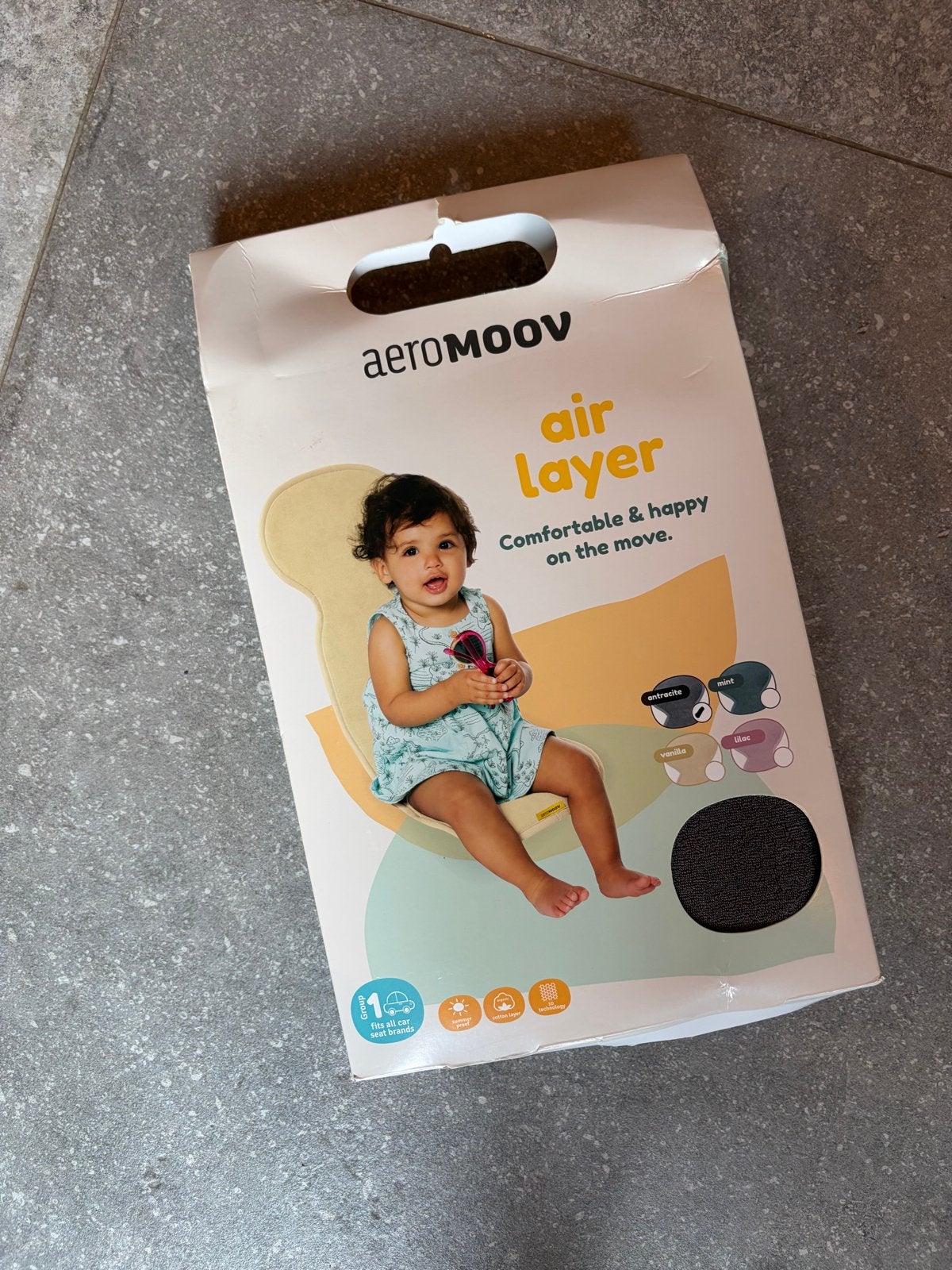 AeroMoov Air Layer - Comfortabel en blij onderweg, Kinderen en Baby's, Autostoeltjes, Overige merken, Overige methoden, Nieuw