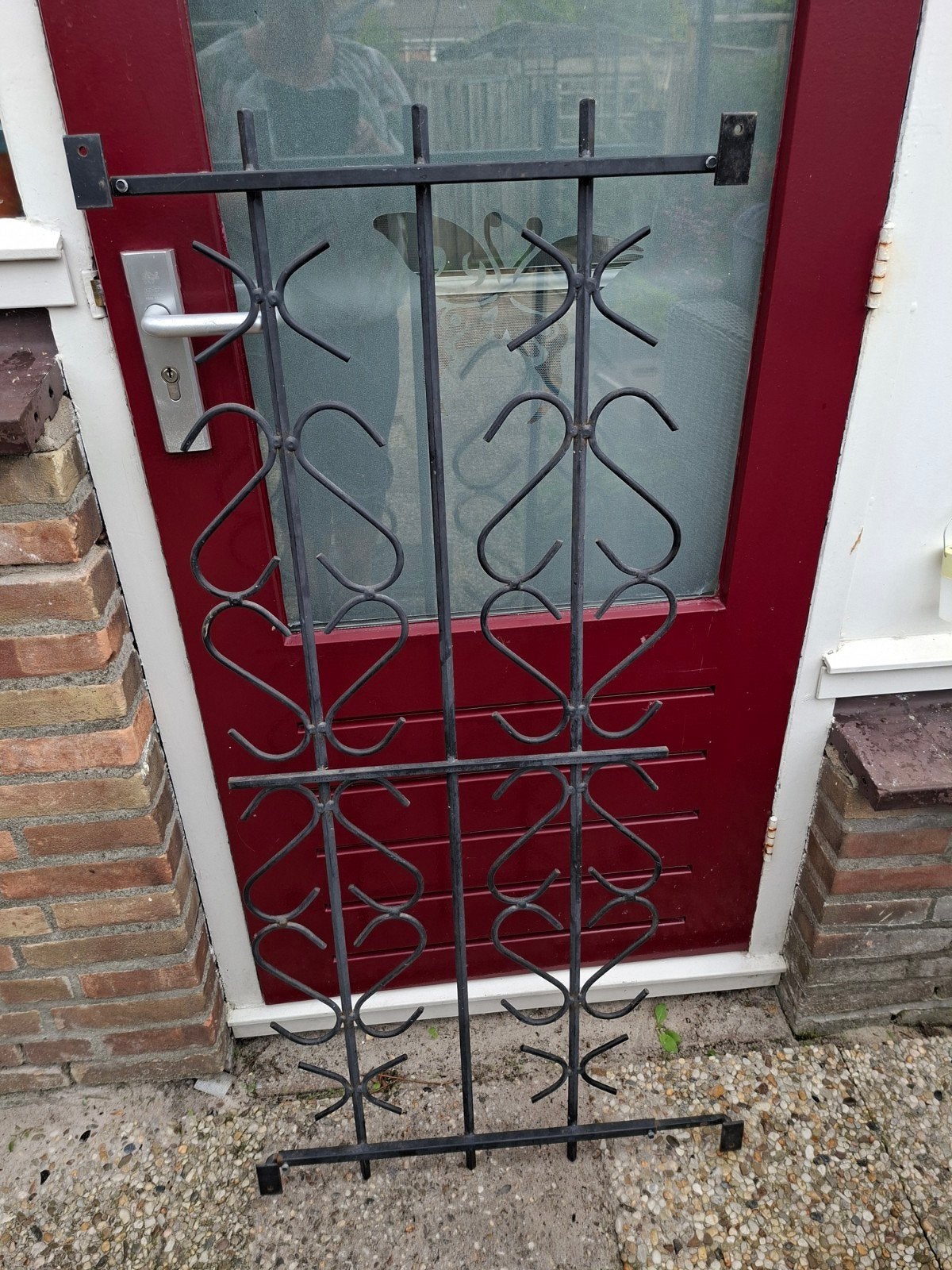 smeedijzeren raam/deur beveiligings hekwerk, Doe-het-zelf en Verbouw, Ophalen, Gebruikt, IJzer, Overige typen