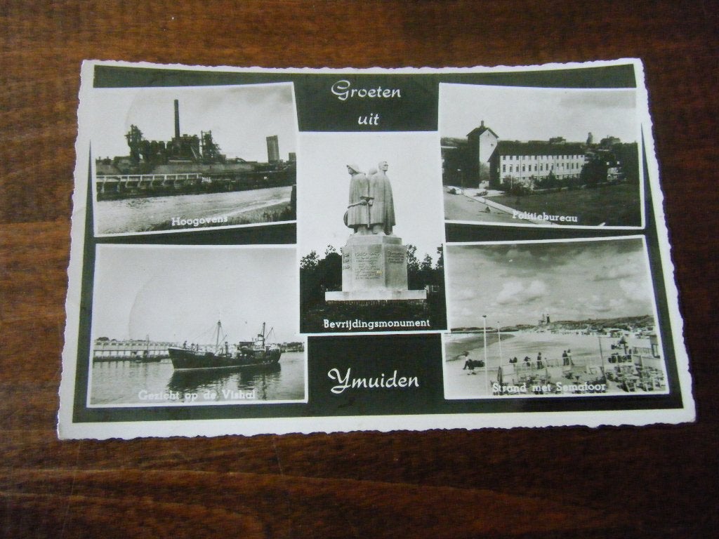 A32 - IJmuiden - oa Hoogovens - Schip - Mooi/Oud, Verzamelen, Ophalen of Verzenden, 1940 tot 1960, Noord-Holland