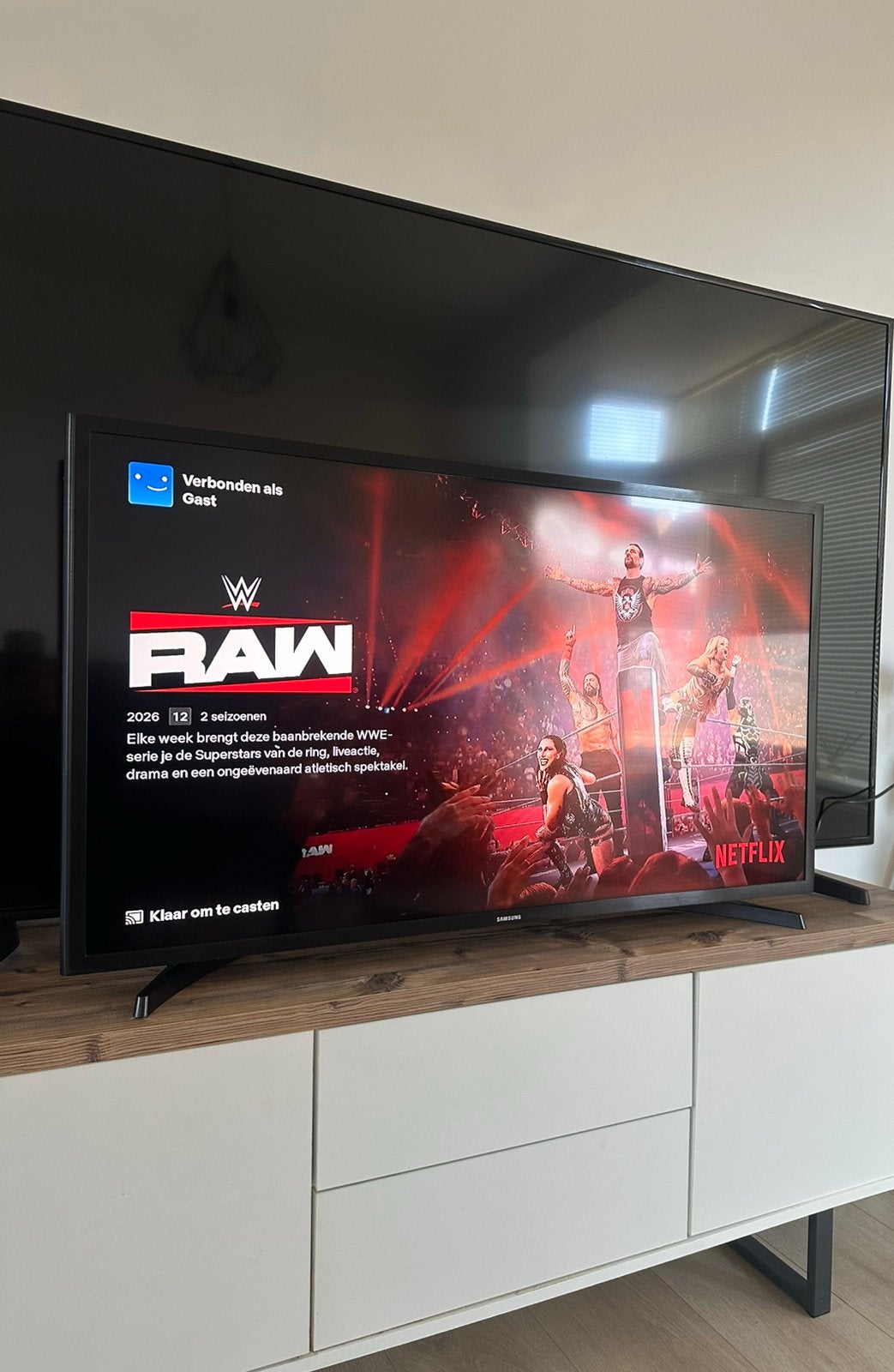 Samsung UE40J5200AW - Smart TV - Inclusief chromecast, Ophalen, 50 Hz, Zo goed als nieuw, Samsung