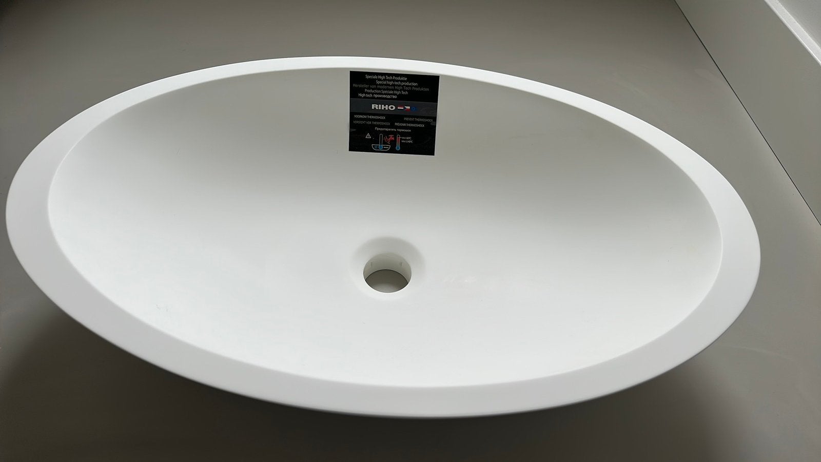 Waskom Riho Avella Solid Surface NIEUW!, Overige typen, Nieuw, Minder dan 100 cm, 25 tot 50 cm