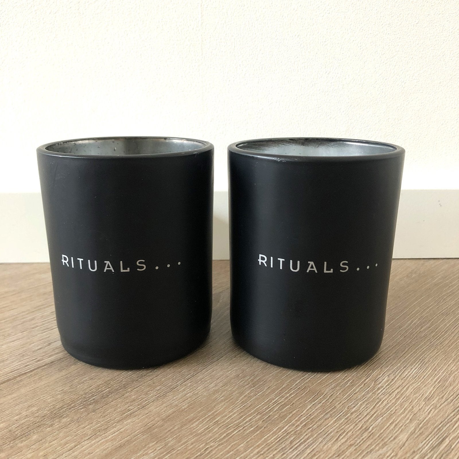 Rituals Kaarsenhouders Zwart - Set van 2, Overige materialen, Gebruikt, Zwart, Ophalen of Verzenden