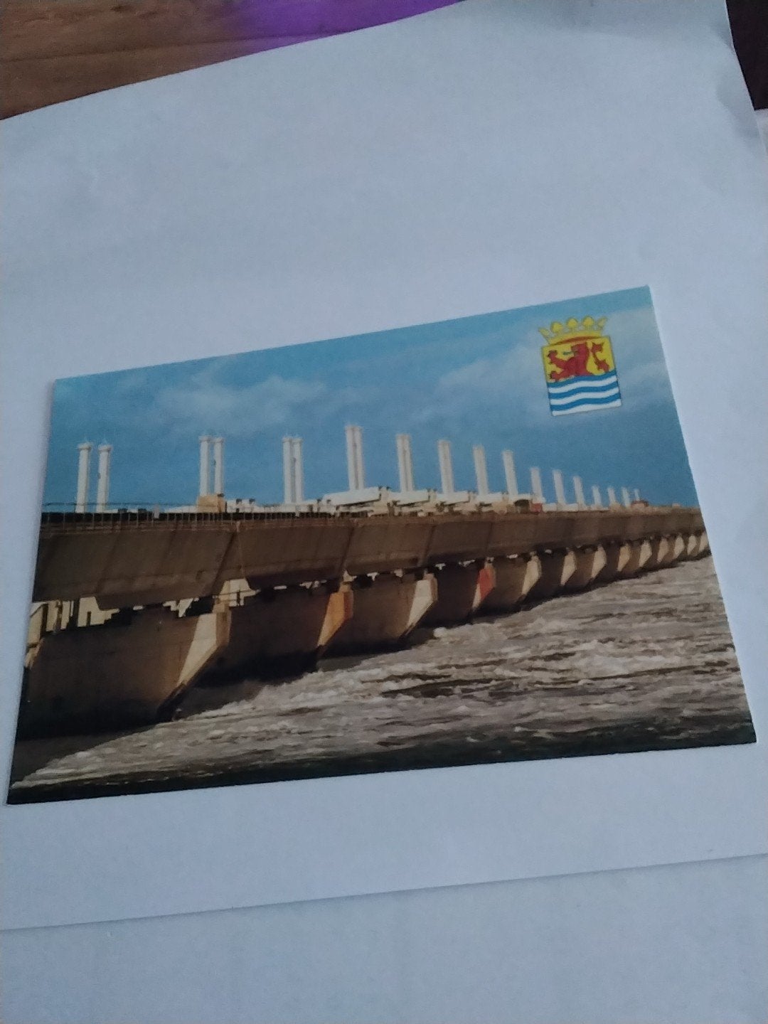 Ansichtkaart Oosterscheldekering - Peilerdam Zeeland, Ophalen of Verzenden