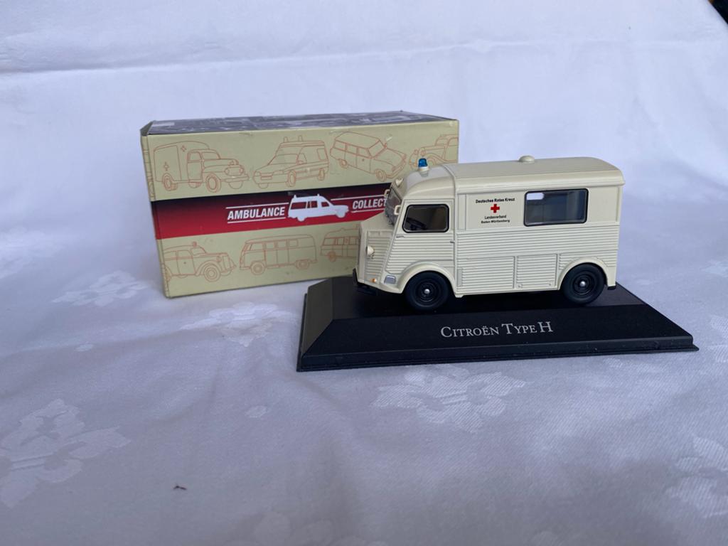 Citroën Type H Miniatuur Ambulance, Overige merken, 1:50 of kleiner, Auto, Ophalen of Verzenden