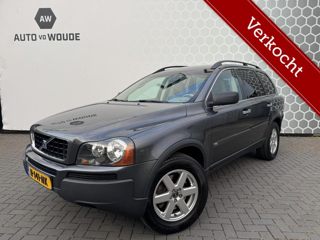 Volvo XC90 2.5 T Exclusive Trekhaak 210PK 7 persoons Airco, Auto's, Volvo, Gebruikt, Beige, 2521 cc, Bedrijf