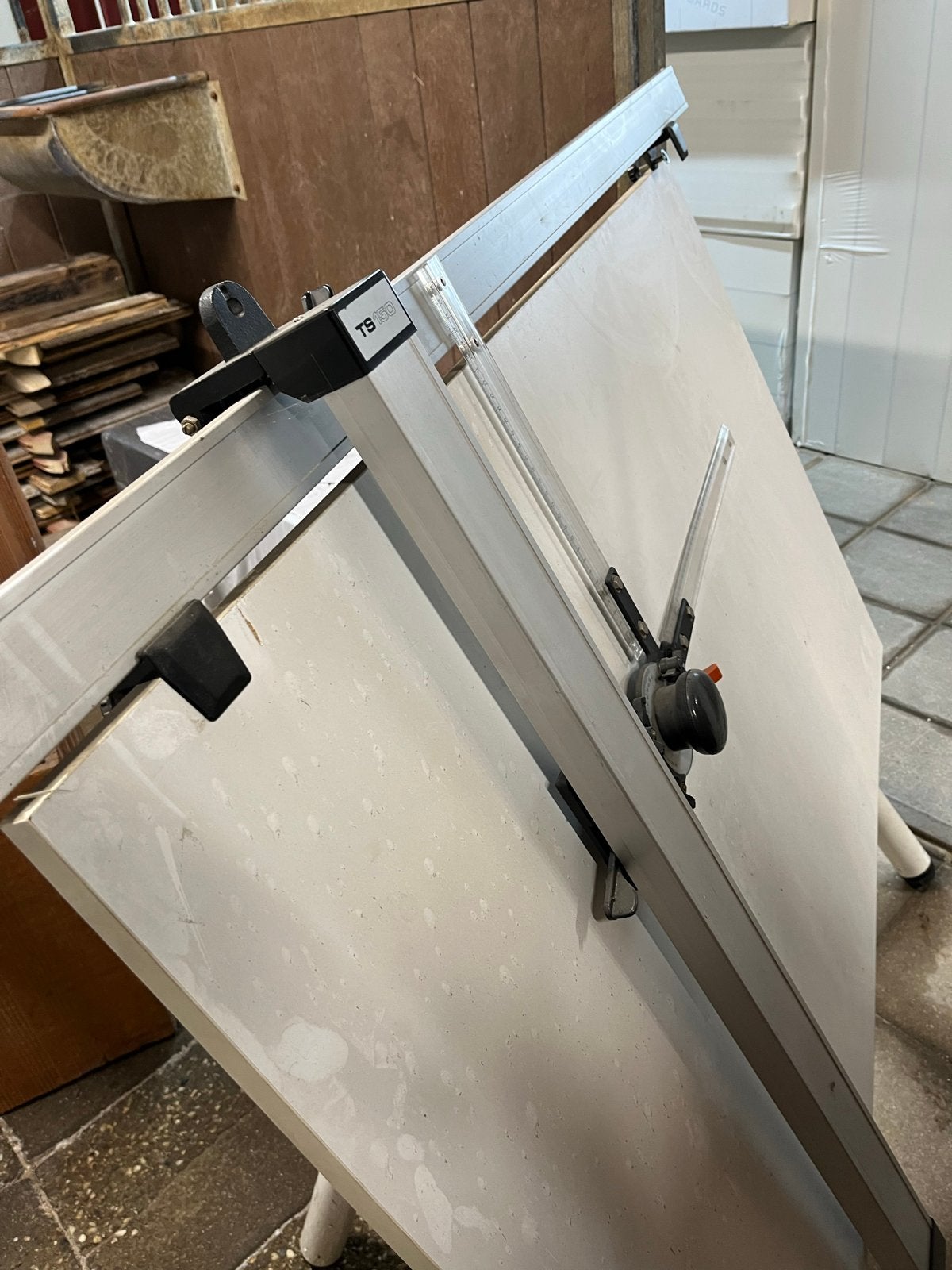 Teken tafel, Doe-het-zelf en Verbouw, Ophalen, Gebruikt, Minder dan 130 cm