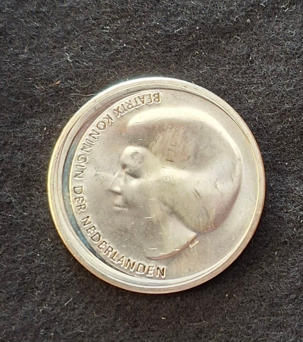 Zilveren Herdenkingsmunt Willem-Alexander & Máxima 2002, Postzegels en Munten, Koningin Beatrix, Euro's, Ophalen of Verzenden