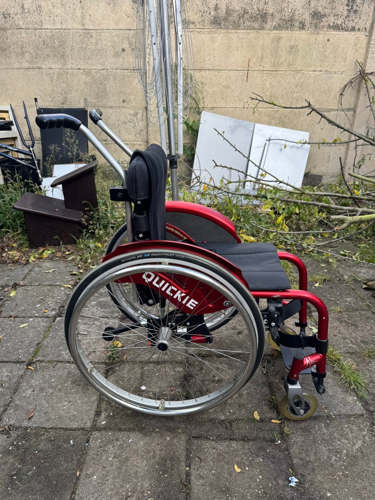 Quickie handbewogen kinderrolstoel, Diversen, Ophalen, Inklapbaar, Gebruikt, Handbewogen rolstoel