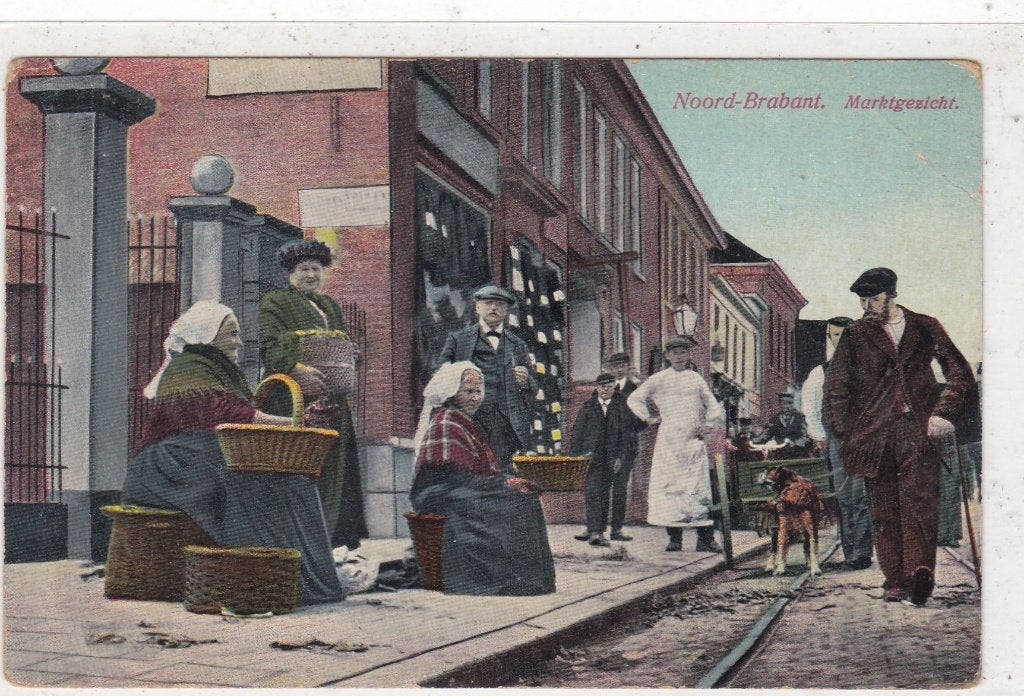 Den Bosch-Noord Brabant Met Hondenkar circa 1910, Ophalen of Verzenden, Voor 1920, Ongelopen, Noord-Brabant