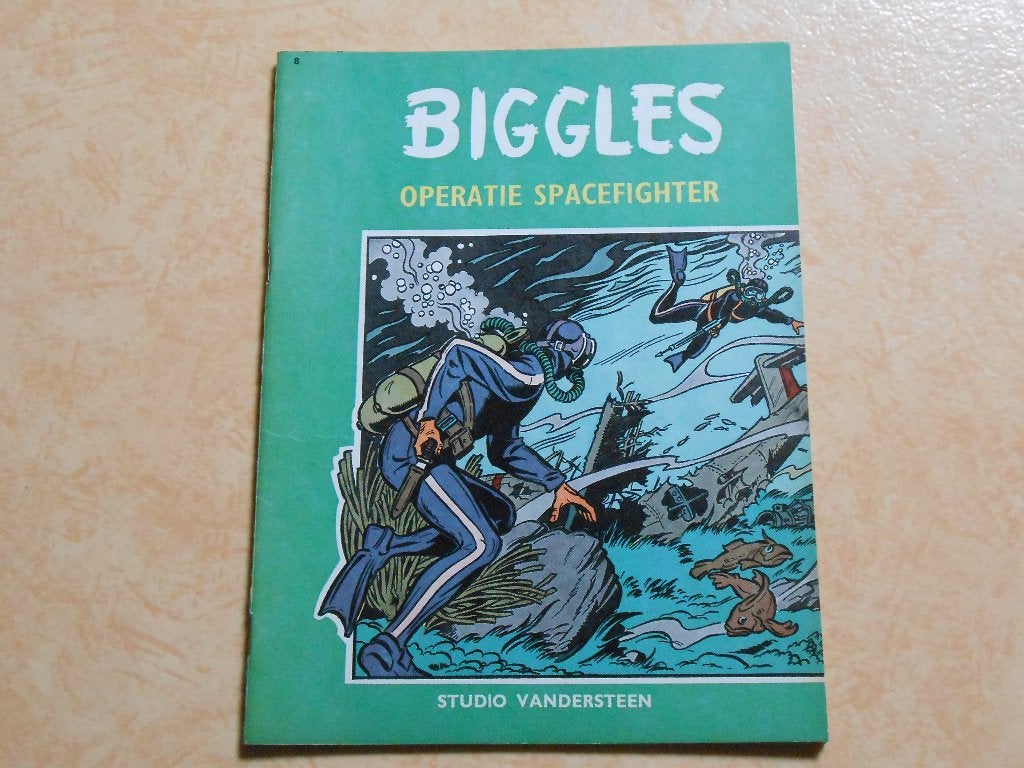 Biggles 8 Operatie Spacefighter 1967 1 ste druk., Boeken, Stripboeken, Willy Vandersteen, Eén stripboek, Ophalen of Verzenden