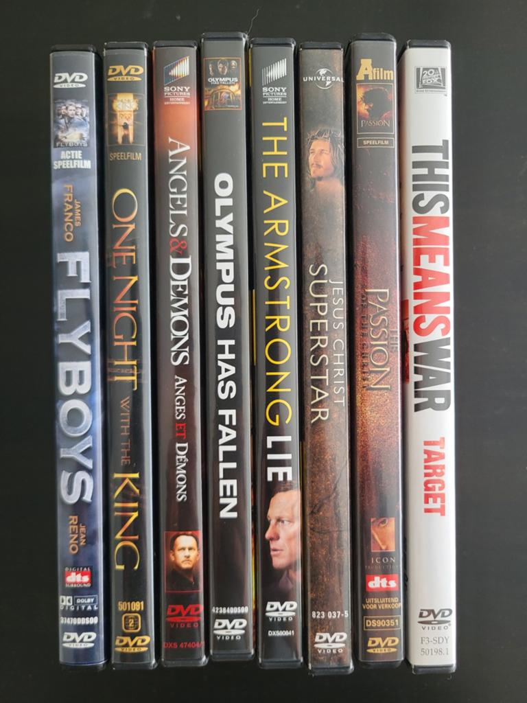 DVD collectie: Actie, Thriller, Drama (8 films), Cd's en Dvd's, Vanaf 16 jaar, Ophalen, Zo goed als nieuw, Overige genres