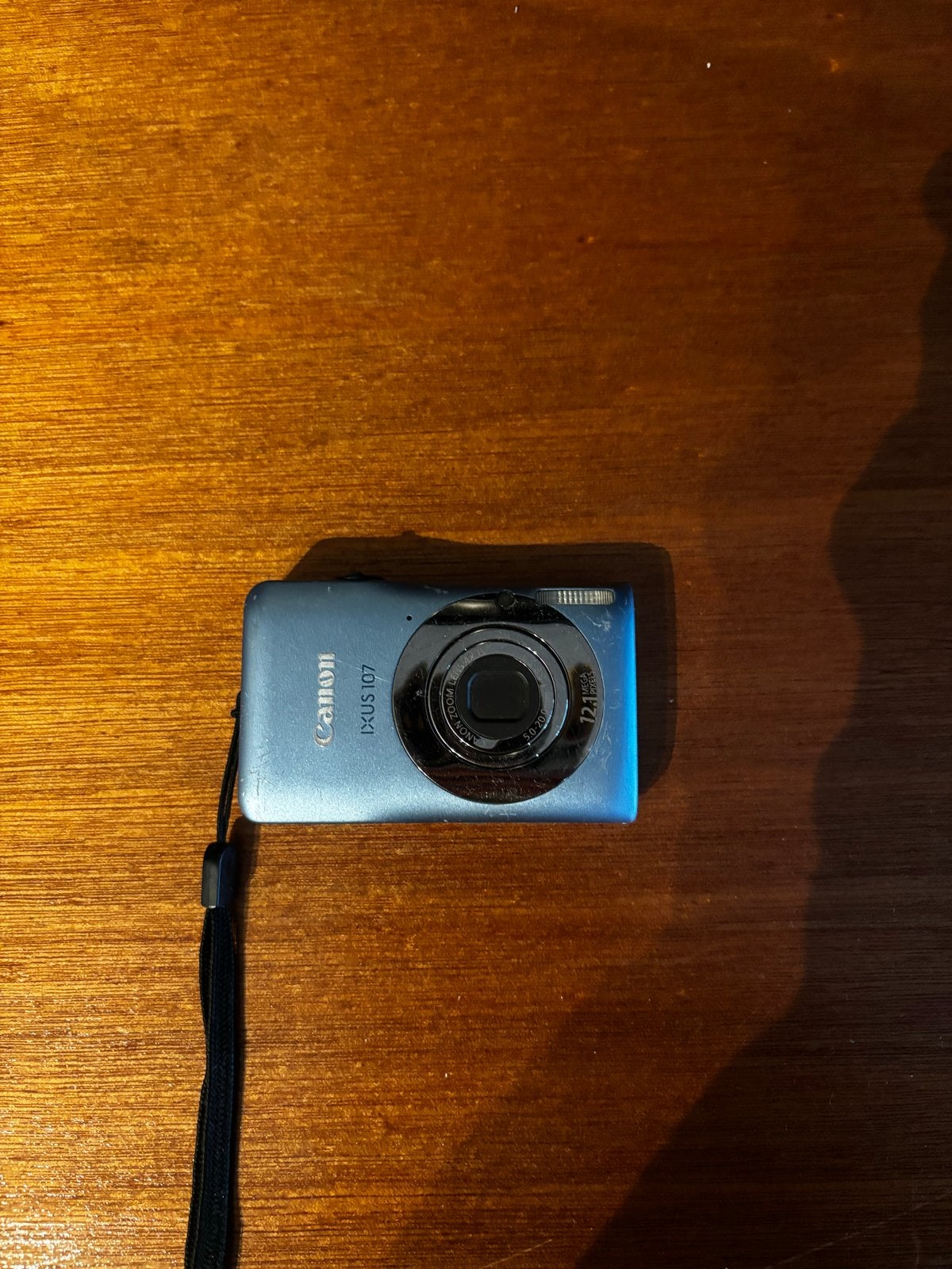 Canon IXUS 107 Compactcamera - Blauw, Ingebouwde flitser, Gebruikt, Canon, Accu