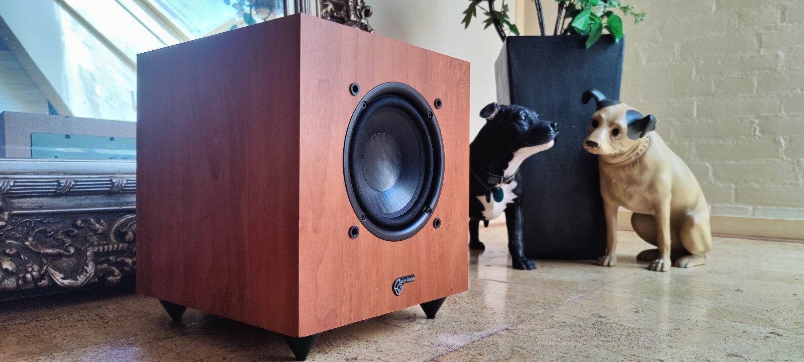 Audio Pro SUB+ MkII Subwoofer - Ace Bass B5 Cherry ., Audio, Tv en Foto, Basreflex, Subwoofer, Ophalen of Verzenden, Zo goed als nieuw