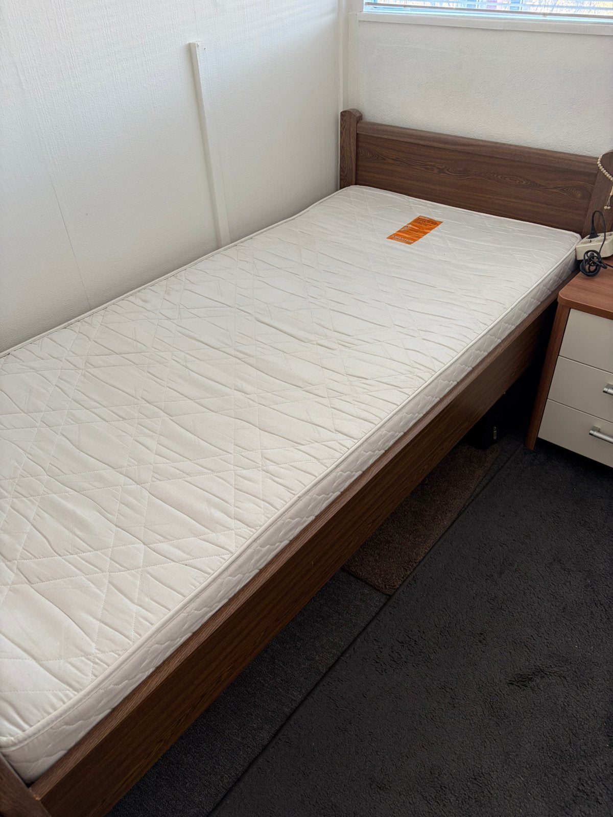 1 persoon bed, Ophalen of Verzenden, Zo goed als nieuw, Eenpersoons, 90 cm