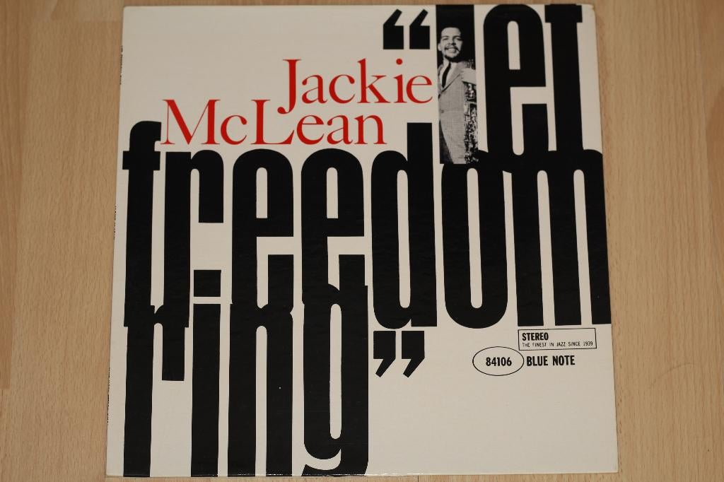 Jackie McLean Let Freedom Ring Blue Note NY RVG US VG++, 1960 tot 1980, Gebruikt, Ophalen of Verzenden, 12 inch