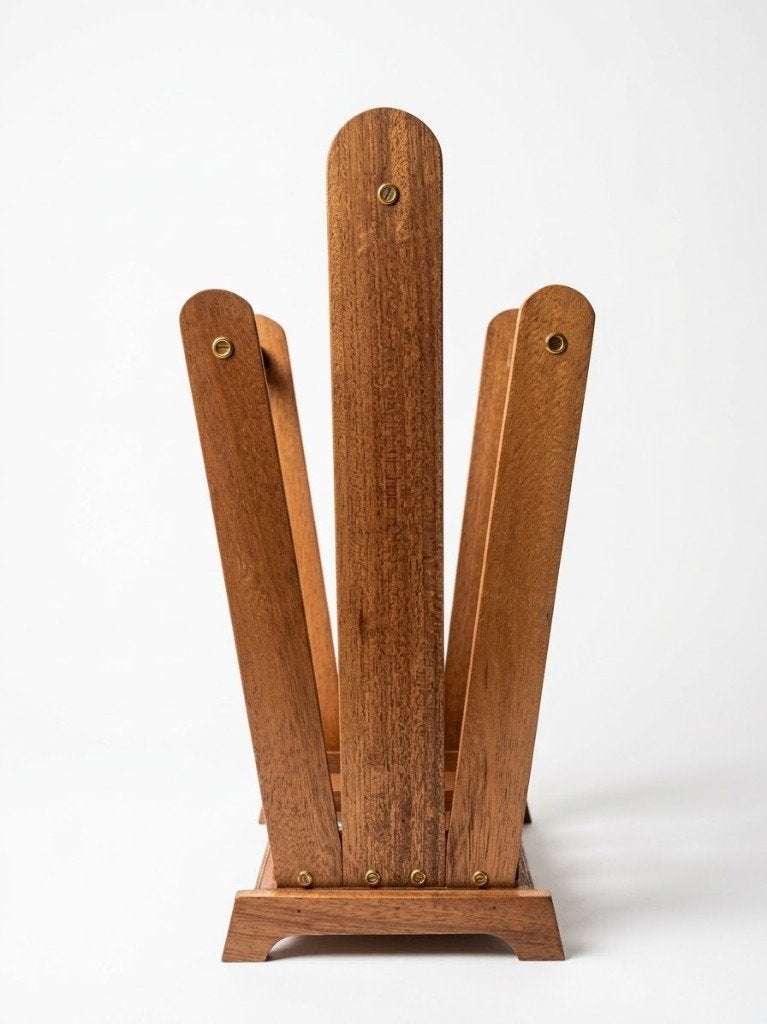 Houten art deco paraplubak - vintage retro rek, Ophalen, Gebruikt, Onbekend, Onbekend
