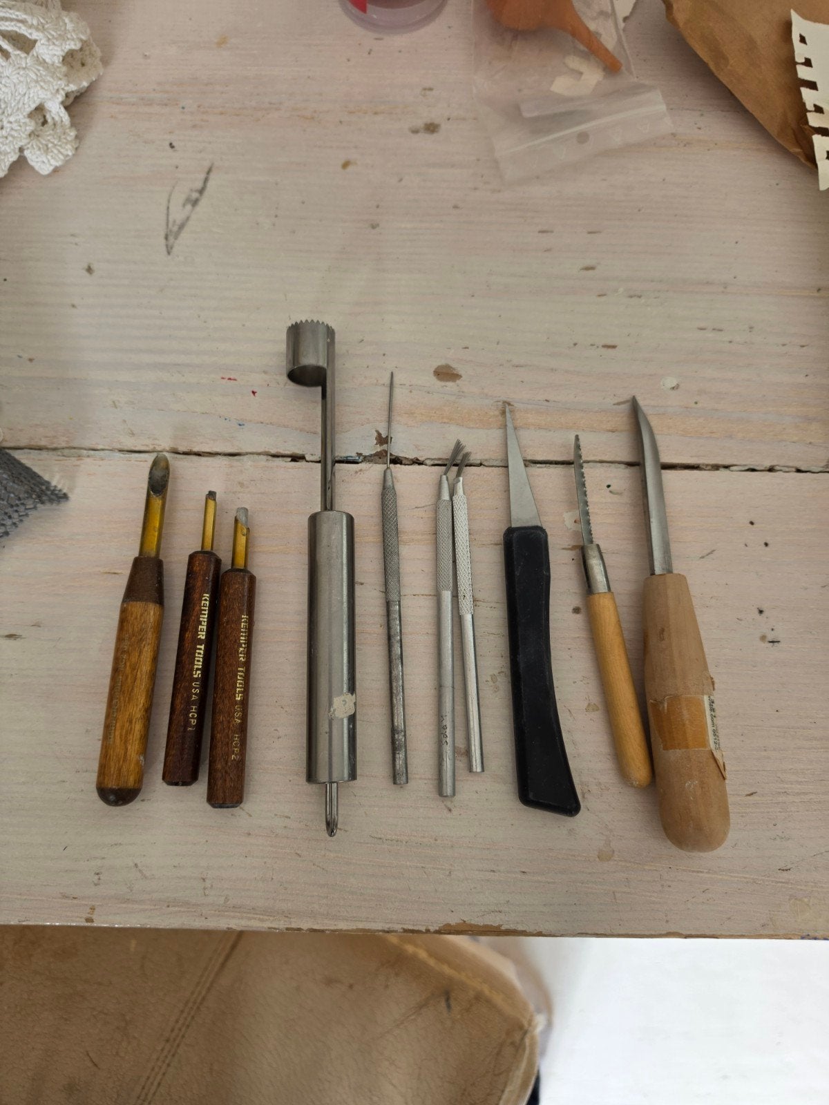 KERAMIEK EN BOETSEERGEREEDSCHAP  O.A. KEMPER TOOLS, Ophalen, Zo goed als nieuw