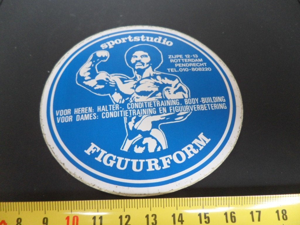 sticker Rotterdam Pendrecht  Sporstudio  FIGUURFORM Zijpe, Ophalen of Verzenden, Zo goed als nieuw