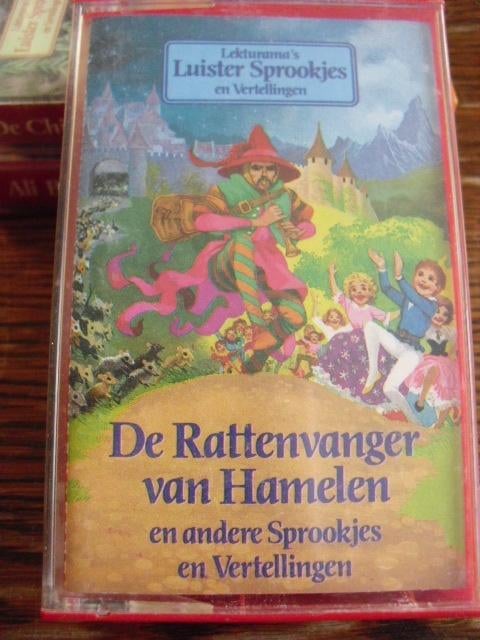 Luister Sprookjes "De Rattenvanger van Hamelen" Cassette, Gebruikt, Kinderen en Jeugd, 1 bandje, Ophalen of Verzenden