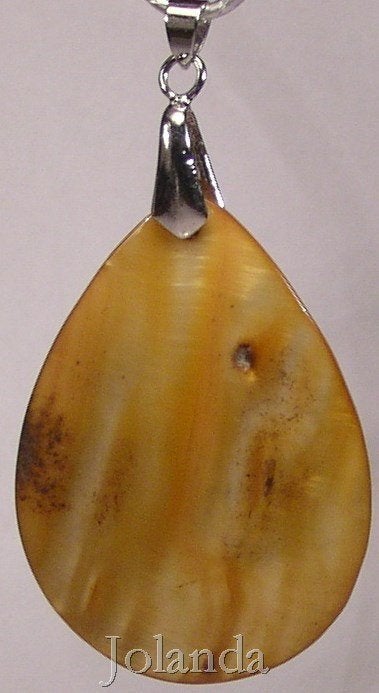 0935 Hanger Parelmoer Schelp, Ophalen of Verzenden, Nieuw, Hanger