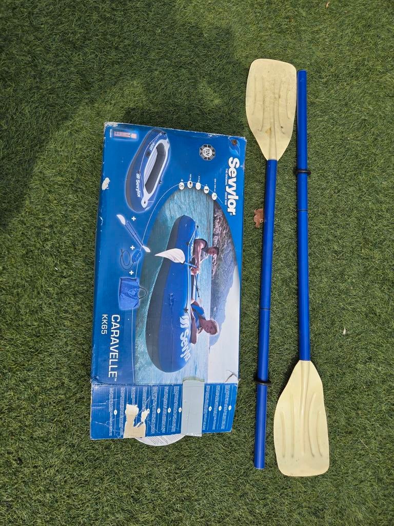 Sevylor Caravelle KK65 opblaasboot met peddels kids, Ophalen of Verzenden, Gebruikt