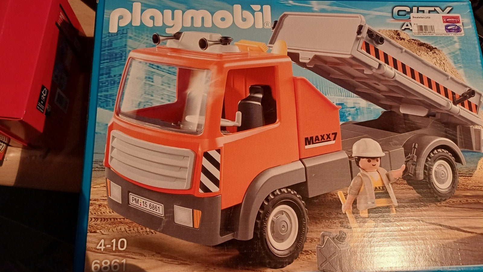 Playmobil 6861 Kiep Vrachtwagen -NIEUW en ONGEOPEND-, Ophalen of Verzenden, Nieuw, Complete set