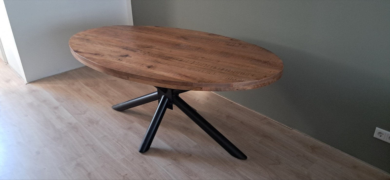 Eettafel dressoir tv meubel zgan, Ophalen, Zo goed als nieuw, Rechthoekig, 50 tot 100 cm