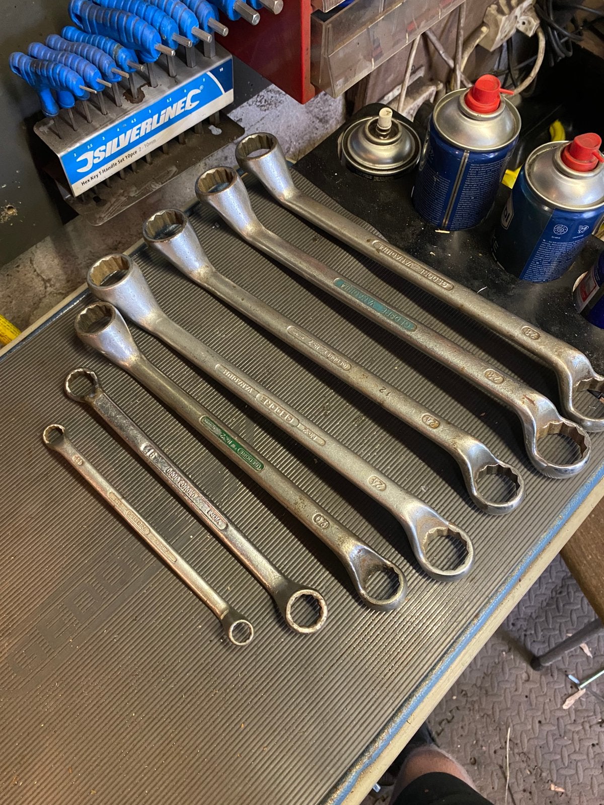 Gedore ringsleutels, Auto diversen, Autogereedschap, Ophalen of Verzenden, Gebruikt