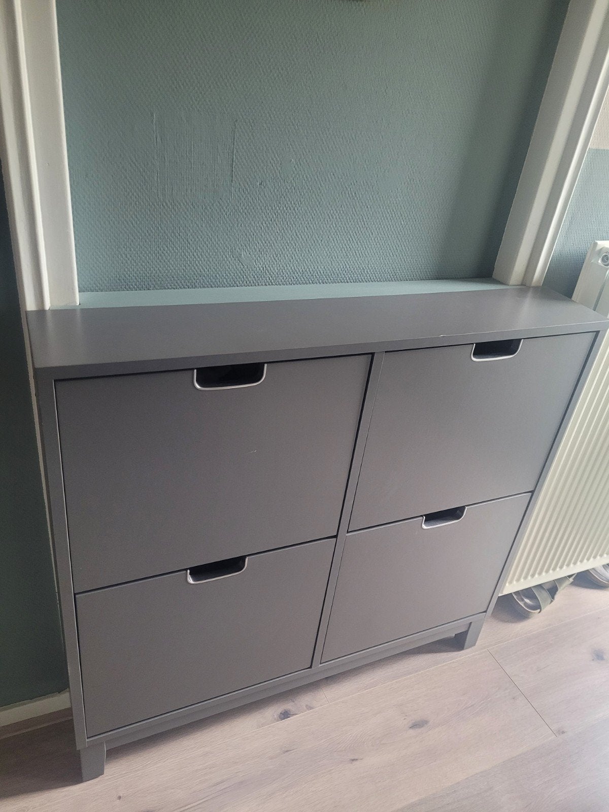 schoenenkast ikea ställ, Ophalen