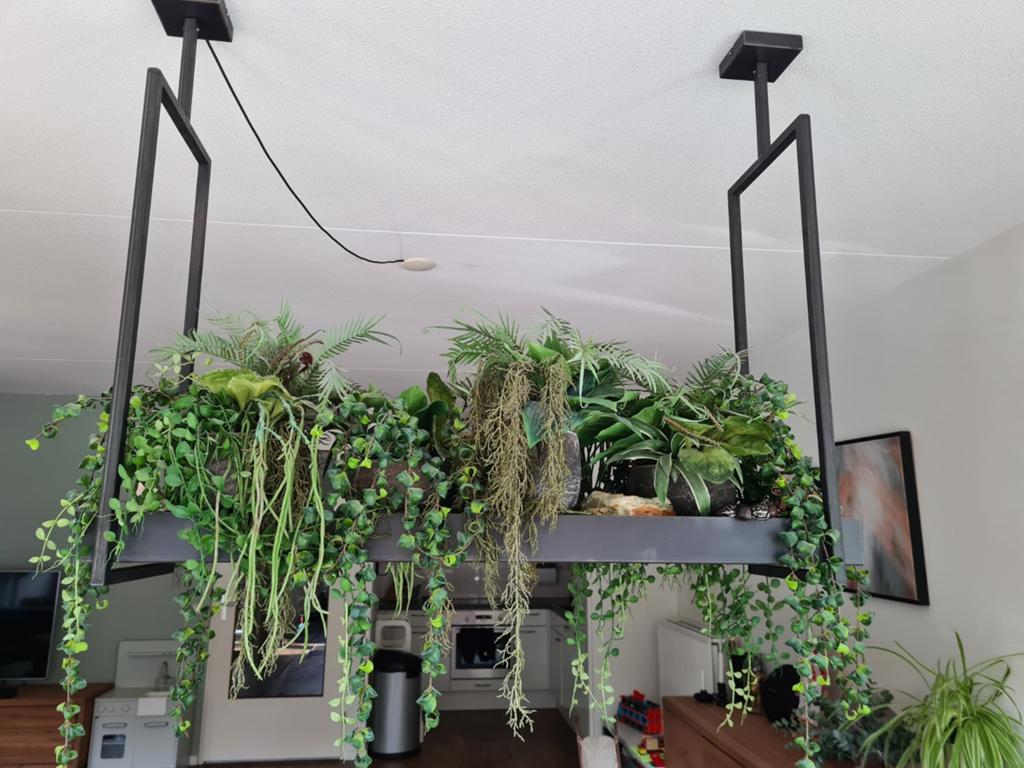 Prachtige Goossens hanglamp, Ophalen, Zo goed als nieuw, Metaal, 75 cm of meer