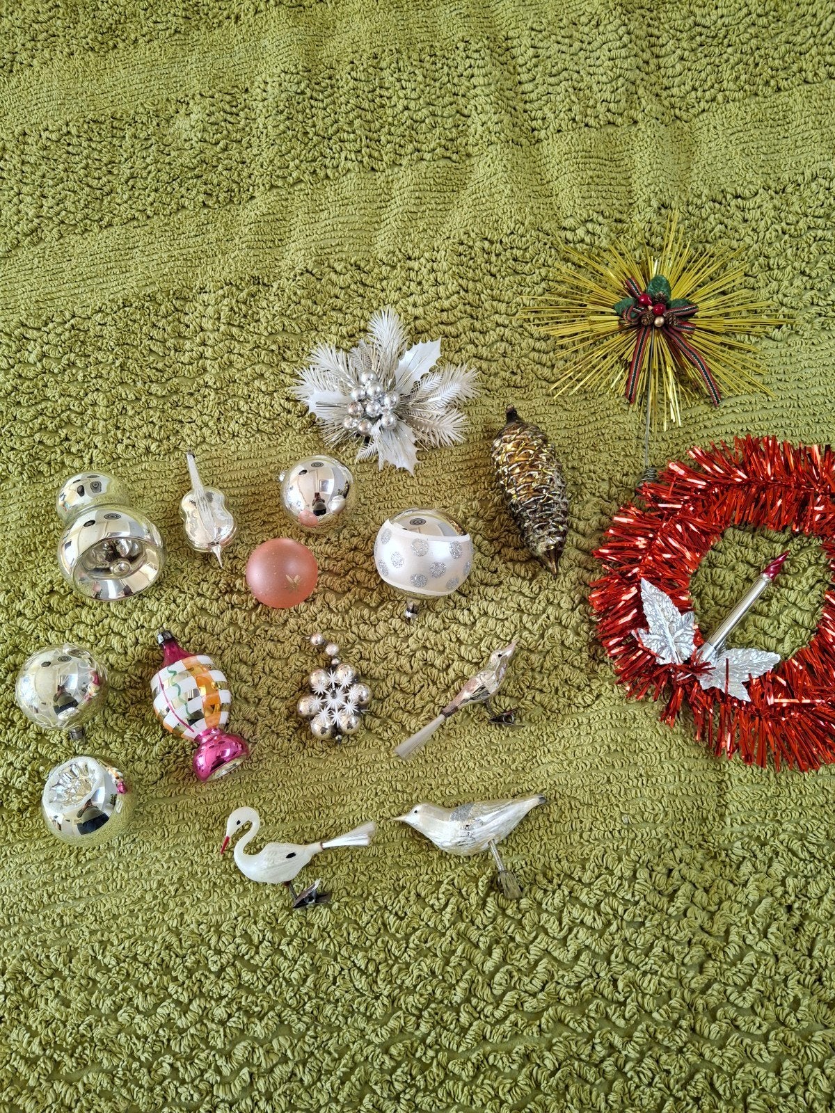Oude kerstballen / versiering, Diversen, Kerst, Ophalen of Verzenden