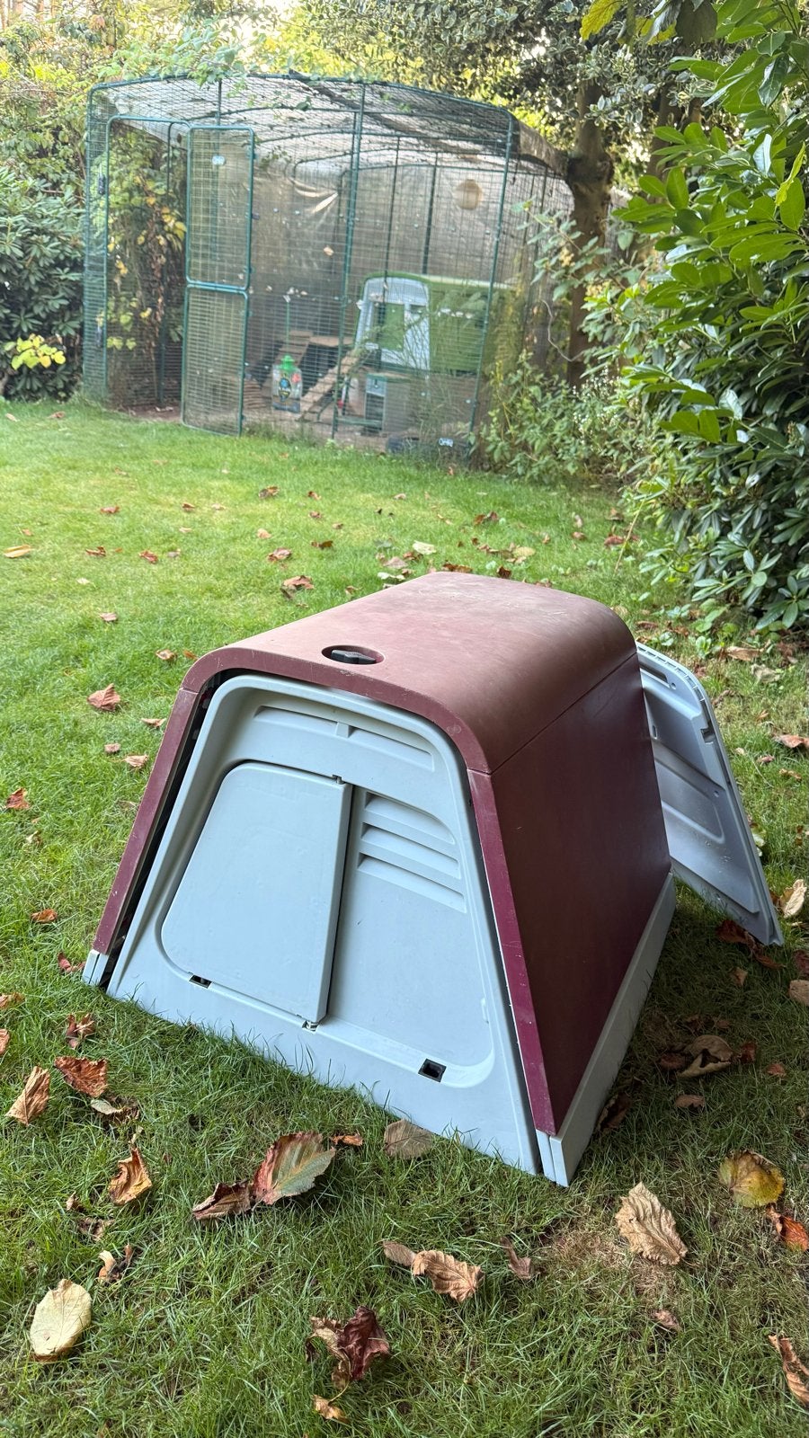 Eglu Go konijnenhok met 2m ren, Dieren en Toebehoren, Ophalen, 90 cm of meer, Hok, 110 cm of meer