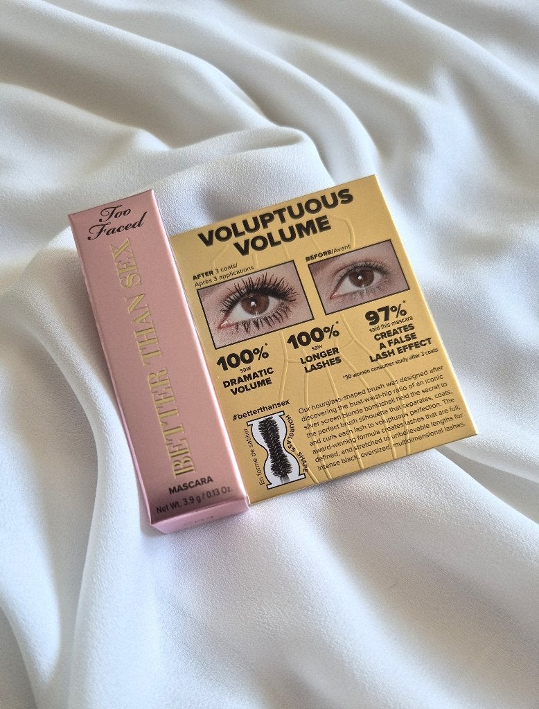 Too Faced Better Than Sex Mascara, Ogen, Zwart, Nieuw, Ophalen of Verzenden