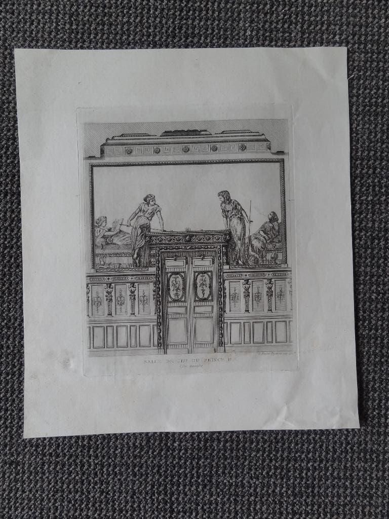 ets, Pierre-Lucien Faure Dujarric (1828- 1904) A.Delâtre, Verzenden, Architectuur, Ets, 1800 - 1899