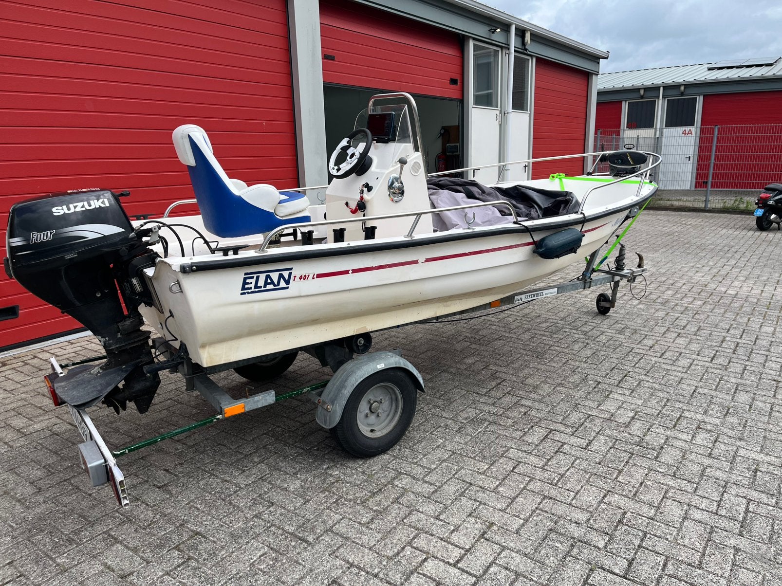 Elan 401T Console/Visboot zeer complete set!, Ophalen, Overige merken, Kunststof, Gebruikt