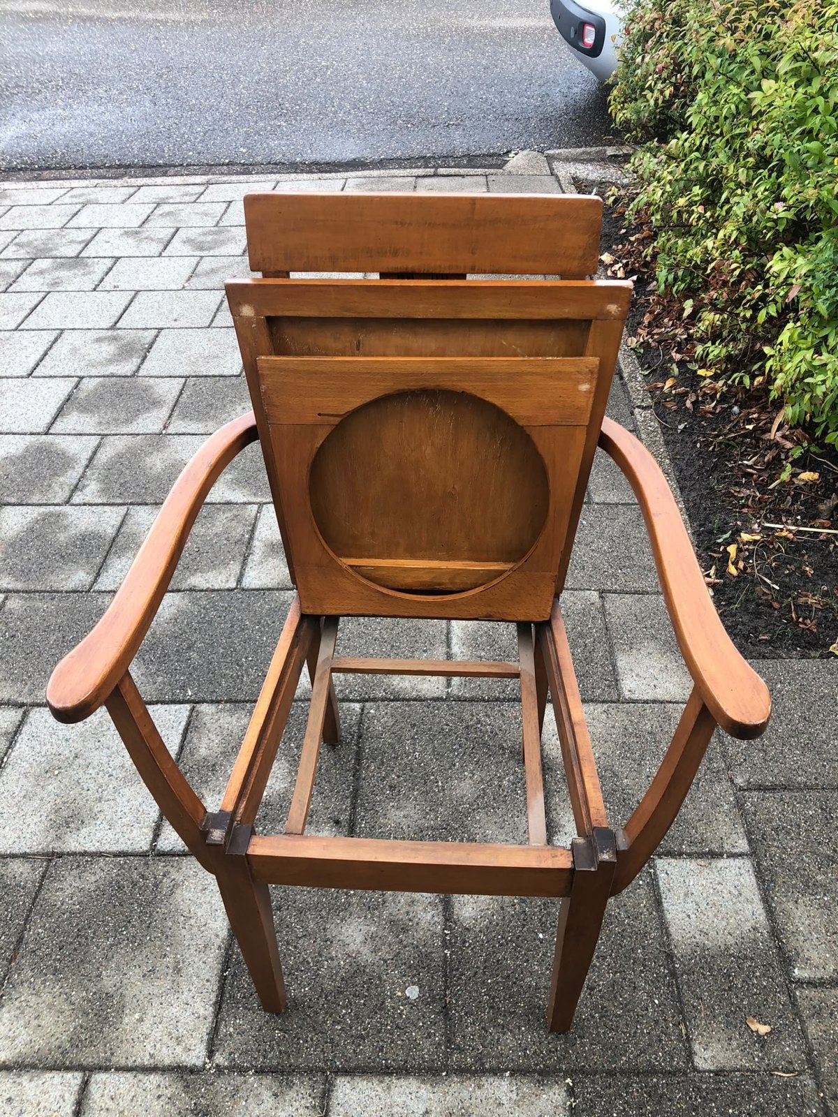 Antieke po stoel van M. Simonis Zierenmeubelen Den Haag, Antiek en Kunst, Ophalen