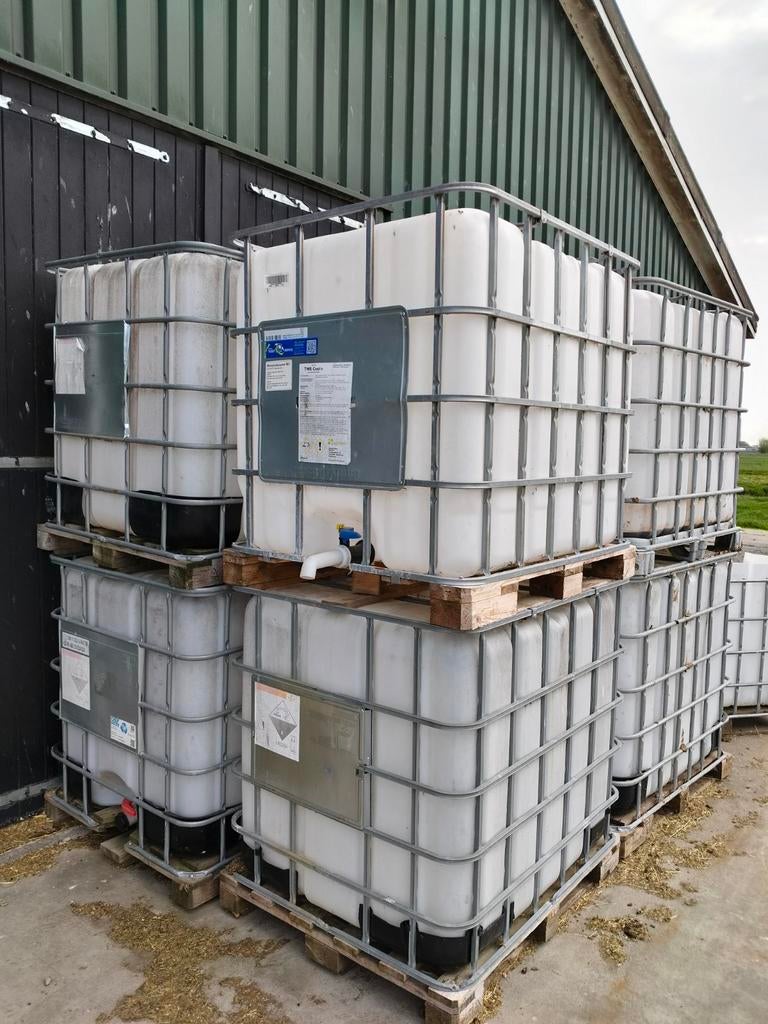 IBC vaten 12x, Ophalen, 100 cm of meer, 60 cm of meer, 50 cm of meer