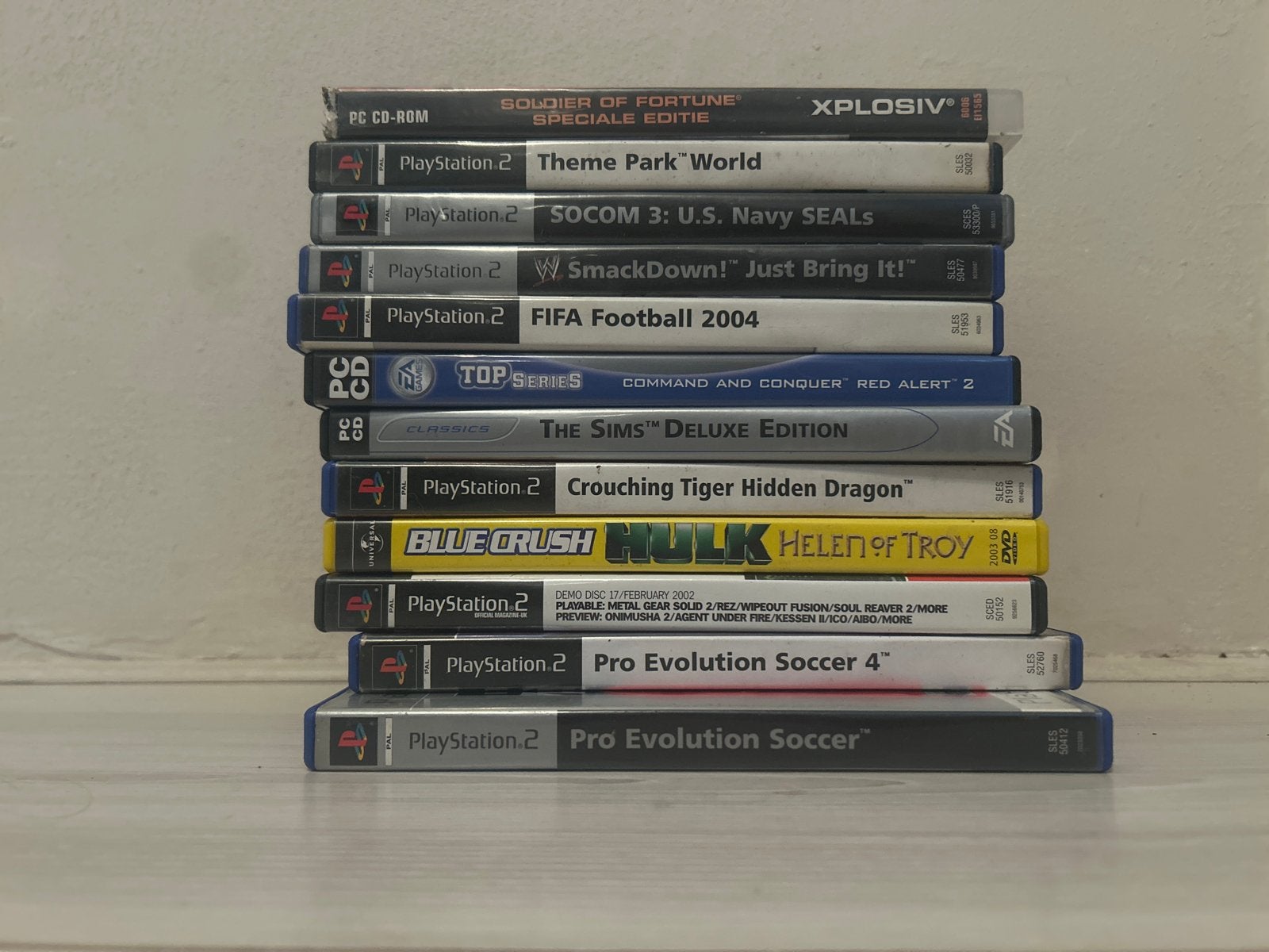 Diverse PS2 en PC CD-ROM Games - Grote partij!, Avontuur en Actie, Gebruikt, 1 speler, Eén computer
