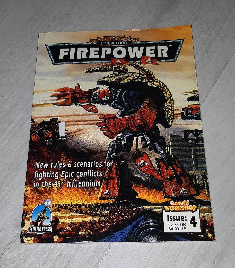 Firepower : Issue 4 : Fanatic Press : Games Workshop, Verzenden, Gebruikt, Overige soorten, Boek of Catalogus