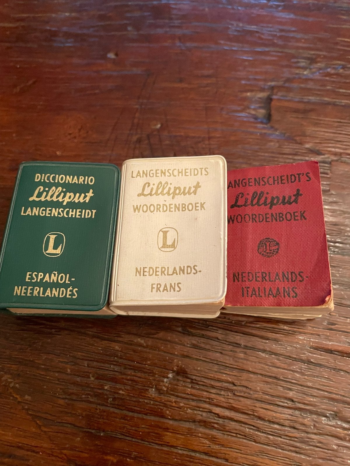Langenscheidt Lilliput Woordenboeken (3 stuks), Ophalen of Verzenden, Gelezen, Overige uitgevers, Nederlands
