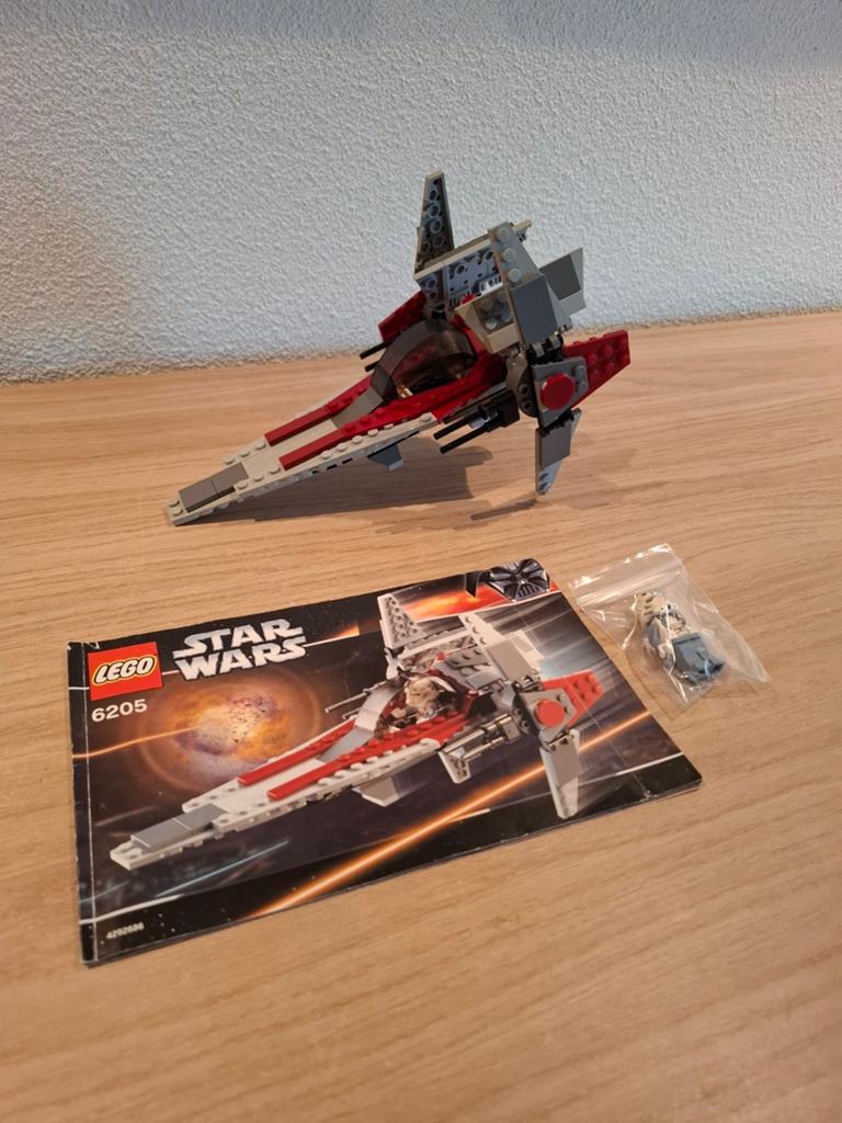 LEGO Star Wars 6205 V-wing Fighter set uit 2006, Star Wars, Lego, Ophalen of Verzenden, Complete set