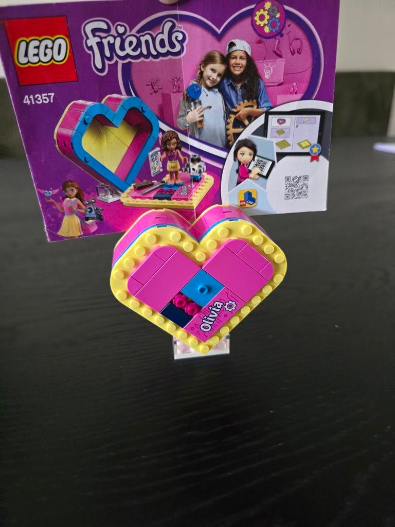 LEGO Friends Olivia's Hartvormig Doosje 41357, Ophalen of Verzenden, Zo goed als nieuw, Complete set, Lego